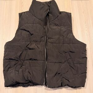 Black Quilted Women's Vest